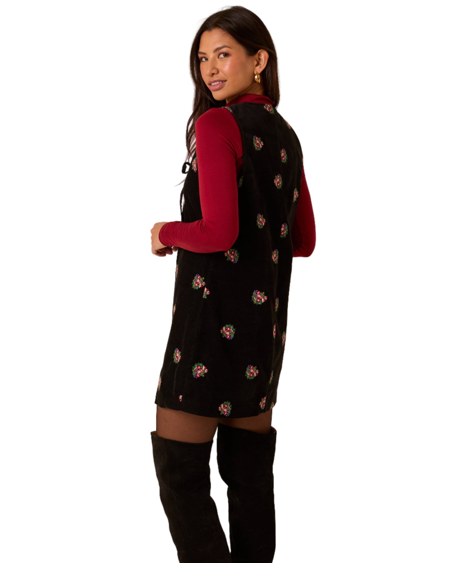 Nila Embroidered Pinafore