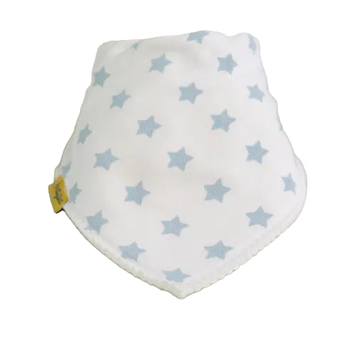 Babyboo Bib Baby Blue Star