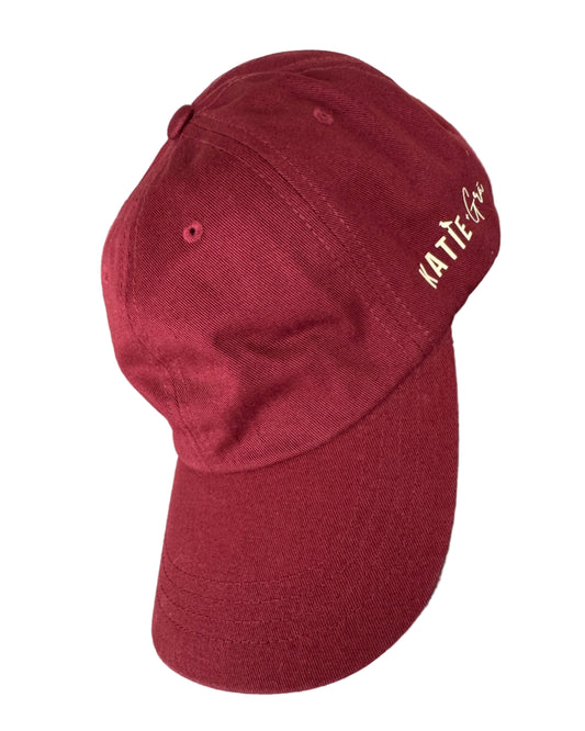 Katie + Gra Caps Burgundy