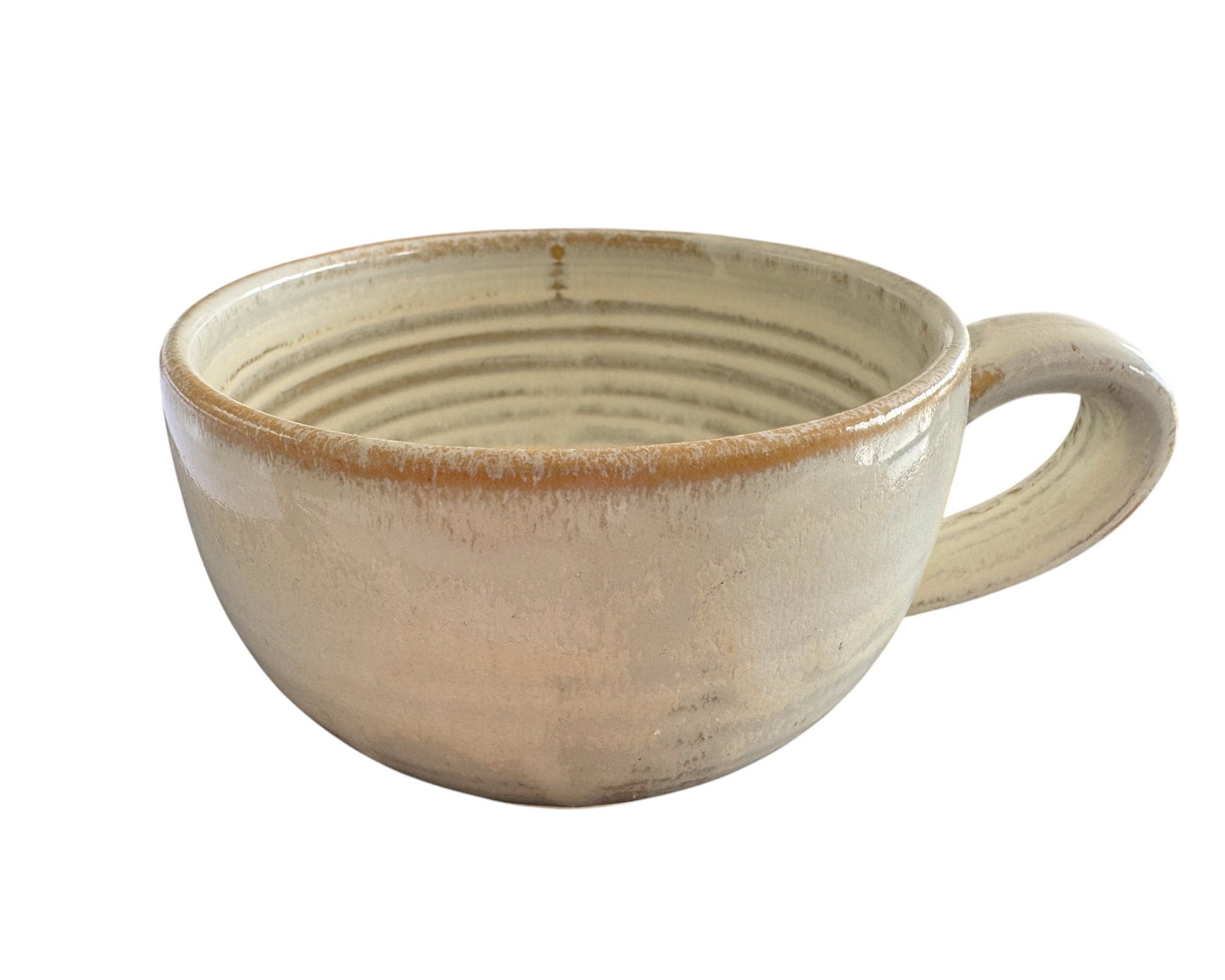 Dunbeacon Pottery Mug Woodland Bog Cotton White