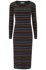 Jersey Rib Midi Dress