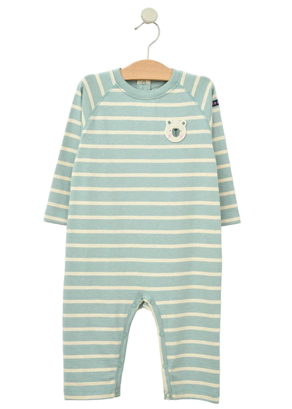 Striped Bear Babygrow
