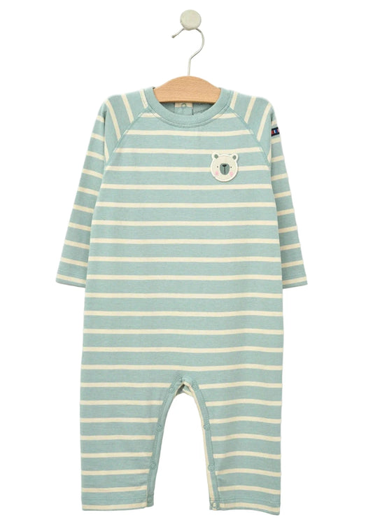 Striped Bear Babygrow