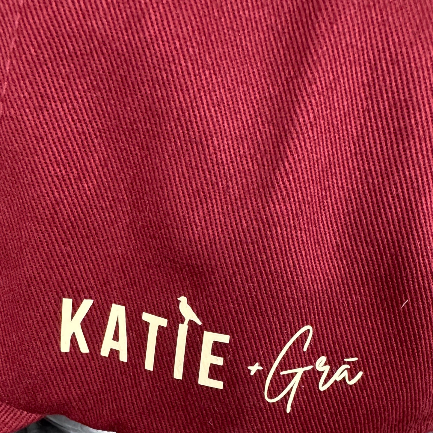 Katie + Gra Caps Burgundy