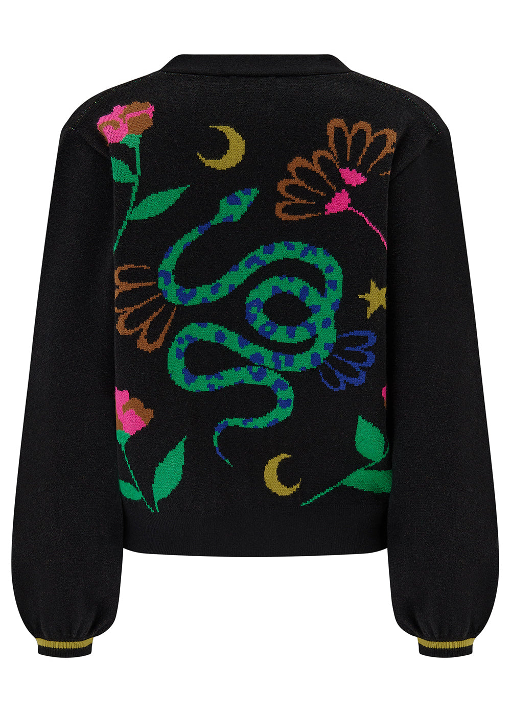 Adrian Cardigan Floral Snake