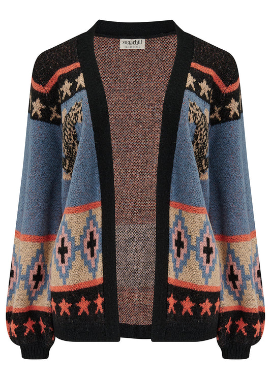 Yvette Cardigan Climbing Tigers